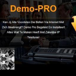 demoproNL's profile picture. Demo-Pro heeft focus op bedrijven van 1 tot 25 medewerkers die op zoek zijn naar een Voice Over IP telefonie oplossing en daarmee veel geld willen besparen.
