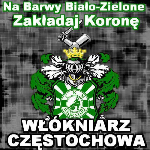 kucharz . kibic Włokniarza Częstochowa i Legii Warszawa