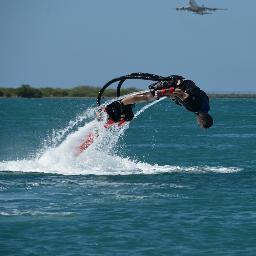 Wanna fly and surf up to 45' high on a jet pack tower of water? How about swim like a dolphin? Then you have to try this.