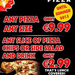 any pizza any size €9.99