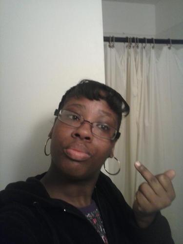 ME I AM COOL FUN TO GET ALONG WITH BUT I DNT TKE NO ISH FRM NOBODY...........