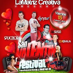RAJOBOS & Dj NEV vienen a CARTAGENA el Viernes 15-Feb / San Valentín Festival en LA MATRIZ CREATIVA (Poligono Ind.Torreciega) BUSES GRATIS!
