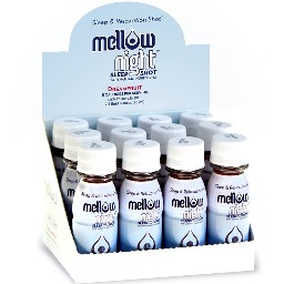 Mellow Water offers relaxation & relief from stress in a bottle. Vitamins & antioxidants with Gingko Biloba, L-theanine & Melatonin.