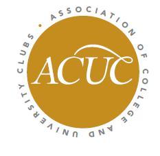 The Association of College and University Clubs boasts a successful club reciprocal program at college and university clubs around the world. Join today!