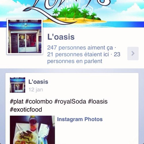 Loasis_ExoFood's profile picture. L'oasis 11h45 - 23h sauf dimanche 7 avenue de la republique . Villepinte 93420 Exotic food