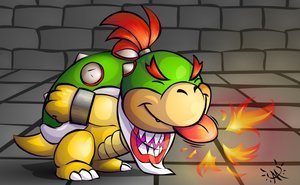 Hello! Its Bowser Jr, Son to king bowser & youngest of the koopalings! Bow down to me! #RP #Parody