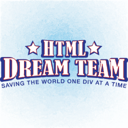 HTMLDREAMTEAM's profile picture. Saving the world one div at a time!
