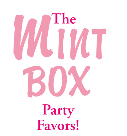 The Mintbox is a one stop shop for all your party favor needs. We personalize all our products for NO extra charge! Thanks for checking us out!