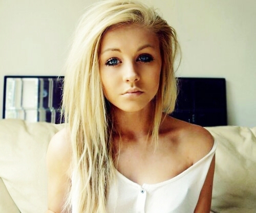 Awkward, blonde & lovable.