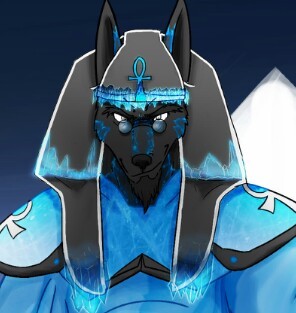 ((Primary RP/OC of @The_Ice_Jackal)) Monk, Anubite, One of the Last Lords of Ice. Teacher and Sentinel. Always interested in a new face.