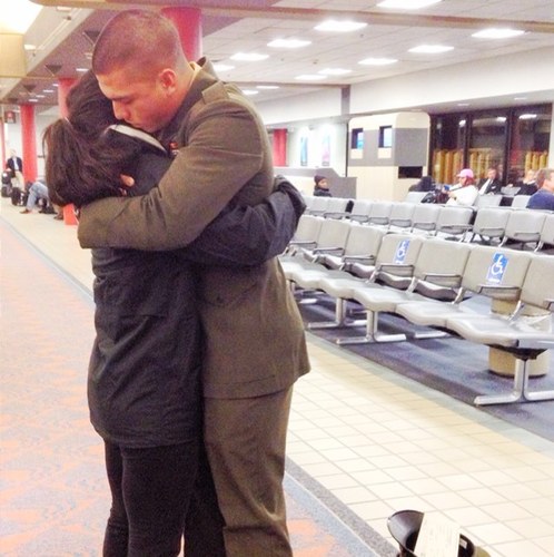 My heart belongs to a man who could kick any civilian's bootay!! I love my Marine!