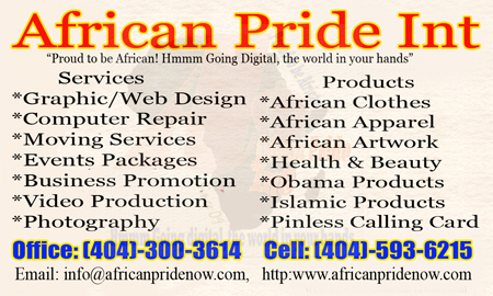 africanprideint's profile picture. Proud to be African!Going digital, the world in your hands