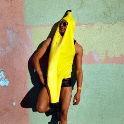 the man, the myth, the banana.. Life is Good, Love is Real