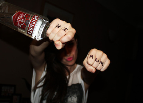 if i'm not drunk i'm probably high, but i'm guaranteed to always be a bitch #TeamBitch #BabyAnon #TeamNoSleep #FollowMe i follow back other anons