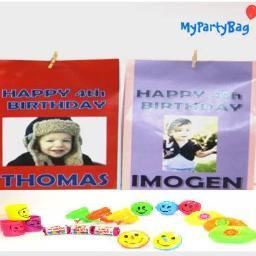 We provide personalised party bags, adding that special touch to your special day.