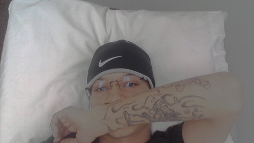 Ink my frist love we been thru pain blood and sweat but I live by respect and loyalty #TEAMTATTED #DETROITLIFESTYLE #V.I.P #married#TEAMDROID #TEAMCANCER