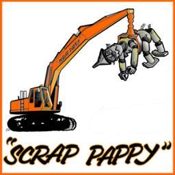 Scrap Pappy will pay cash for scrap metal, cars, yarders, log equipment, farm equipment tractors, cranes, forklifts and large pieces of metal.