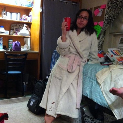 Life in a robe.
