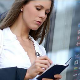 A stylish young woman with great financial acumen.