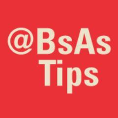 BsAsTips's profile picture. Para saber adonde ir, donde comer, donde tomar en Bs. As. Secretos de los mejores spots para disfrutar. Podés consultarnos y te recomendamos según tu plan!