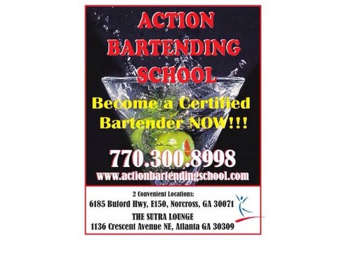Action Bartending is the premier bartending school in Atlanta. Apply Today! 770.300.8998