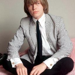 Brian Jones. Guitarist of The Rolling Stones. That rhymes... haha. #RP #60s #Single