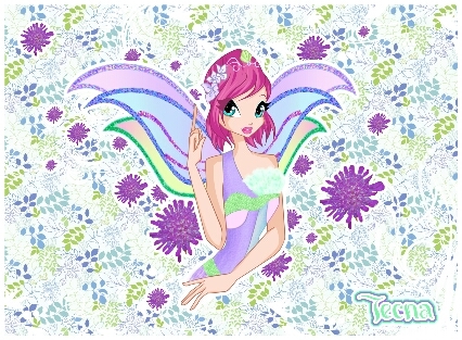 Hi,I am Tecna. I live in Zenith kingdom. My boyfriend is Timmy. My pixie is Digit. I am Technology Fairy. My best friend is Musa.I am real Tecna so believe me!