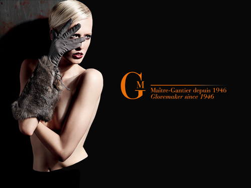 Maître Gantier depuis 1946 
 Glovemaker since 1946.