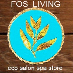 FOS LIVING eco salon spa store specializes in organic hair color, haircuts/styling, natural makeup, organic facials,  jewelry, soaps, organic skincare & serums.