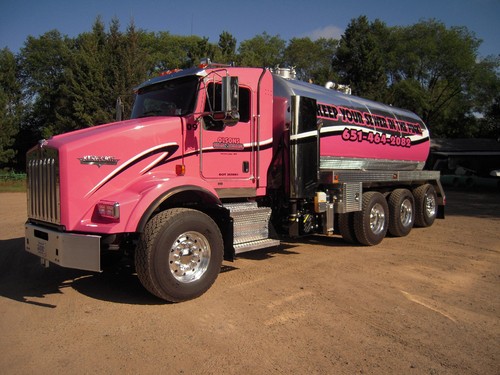 Since 1954, Olson’s Sewer Service and Olson's Excavating Service trademark pink trucks have been delivering quality sewer and excavating services.