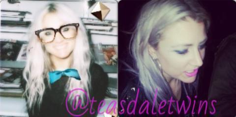 lou and sam teasdale are really cool.. follow @BLEACHLONDON and @thedigifairyz :D #makecyberbullyingacrime