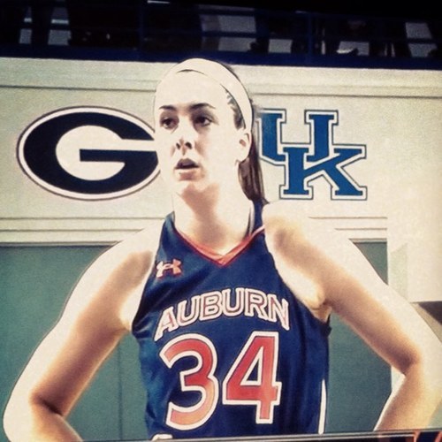 Peyton D, #34 for Auburn basketball. Courage is fear that has said its prayers.