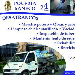 poceria_saneco's profile picture. Empresa de #poceros, #desatrancos,  #desatascos  en Madrid y Avila. Obras de #poceria, #inspección de tuberias. Servicio 24 horas.91 633 74 29- 91 715 29 25