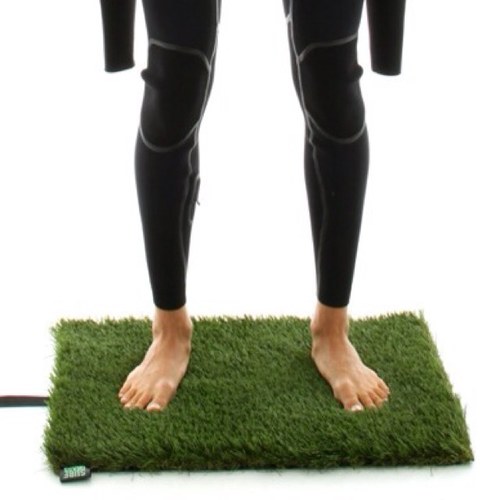 The Ultimate changing mat. 
Just stand on it.