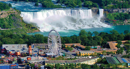 The Comfort Inn Clifton Hill - Niagara Falls Hotel is Niagara's premier AAA 3-diamond, family friendly hotel, located just 1 block to the Falls!