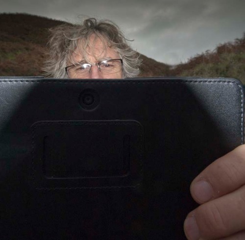 the post-it note on my forehead reads 'Photographer at work.. please disturb!' Been doing it for quite a long time. Happy Days....