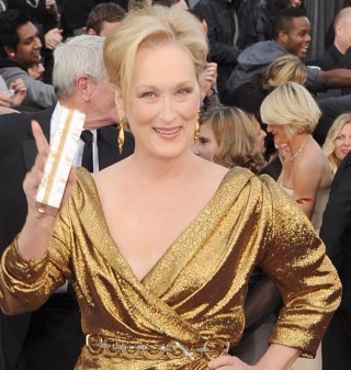 Meryl Streep where do i begin! She is amazing, stunning words cant describe!! Meryl inspires me to act! When i act i think of meryl! Thank you so Meryl!!