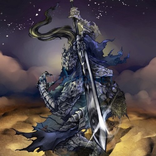 KnightArtorias's profile picture. [The once corrupted knight of Gwyn opens his eyes, only to see that the corruption has vanished completely, and his arm fixed.] …? Intriguing, yet disturbing.