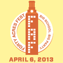 40AcresFest2013's profile picture. Forty Acres Fest is a fun celebration for the entire UT campus! Live performances all day, student org booths, inflatables, and more! ATTEND APRIL 6, 2013!!