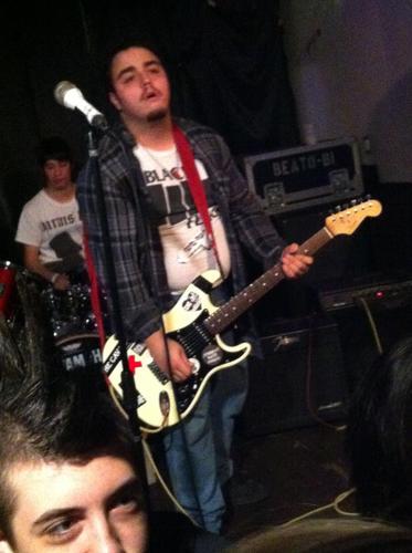 Hey I'm Eddie. I play guitar and sing in Bending Over Backwards!