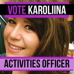Hey guys, my name is Karoliina and I am running for University of Sussex Activities Officer. Manifesto & info on my facebook page -- http://t.co/3Zhsy3lt