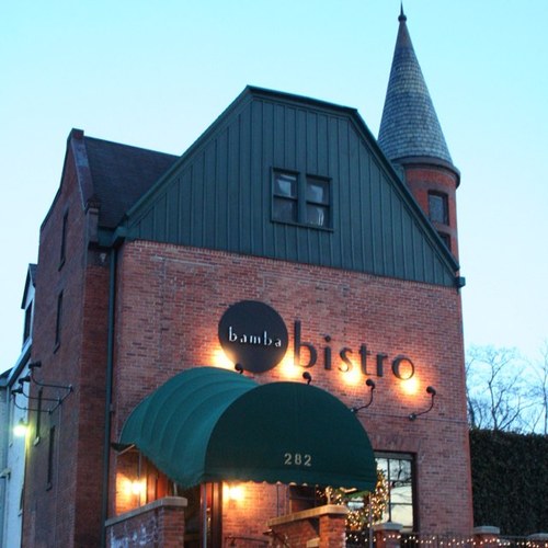 bamba bistro is located at 282 Alexander St. In Rochester NY. Visit us for lucky hour in the bar from 4-7 Monday-Friday!