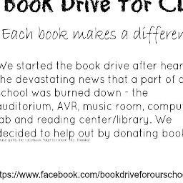 BookDriveCasa's profile picture. We are the Book Drive team of Casa Elementary. Please help us trend #prayforcasaelem
