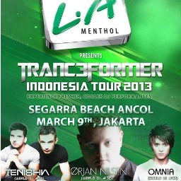 TRANC3FORMER INDONESIA TOUR: 22/02 - 09/03. Feat. DJMag #50 Tenishia, #58 Omnia, Simon Patterson, San (known as Solid Sessions), & many more! #TRANC3FORMER2013