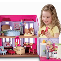 fisherdollhouse's profile picture. Truly a place for dreaming and doing, this play house will have kids creating fun family scenarios for hours.