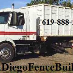 San Diego Fencing builds wood fences, brick fences and chain-link fences. We do  junk removal, appliance pickup & dumpster rental.619-888-666. 619-264-8829