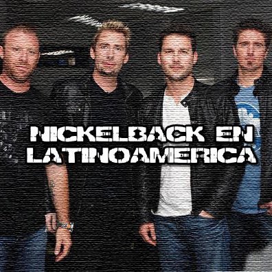 Twitter oficial de la pagina Nickelback En Latinoamerica