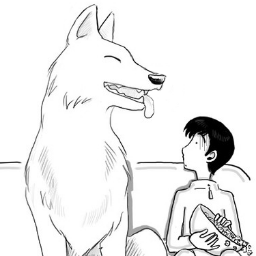 I draw cartoons about a wolf girl, post fun facts about wolves, do weekly prize giveaways, and donate money to charities for wolves. :)