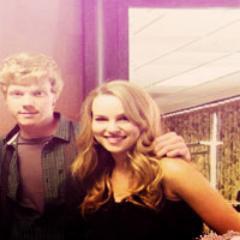 Rarely find people whose smile are capable of changing the world. So are they, my idols. Together shine in my life. @bridgitmendler & @adamhicks702 ♡