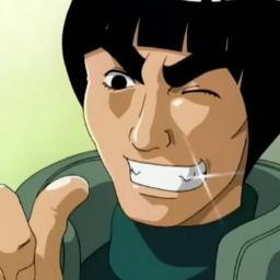 Maito Gai (マイト・ガイ) #SpanishFakeNarutoShippuden líder y maestro del Equipo Gai, El Torbellino Verde de Konoha.